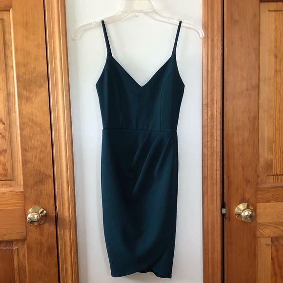 Lulus Dresses & Skirts - Women’s teal wrap dress from lulus